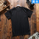 Mens không thấm nước và chống bám bẩn ngắn tay T-shirt âm thanh rung người bạn vòng tròn nghệ đen nạo vét sáng tạo T-shirt nhà sản xuất nhà máy nổ