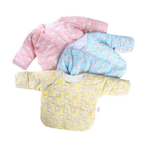 Демисезонное удерживающее тепло термобелье для новорожденных, детская стеганая хлопковая куртка, детский хлопковый жакет