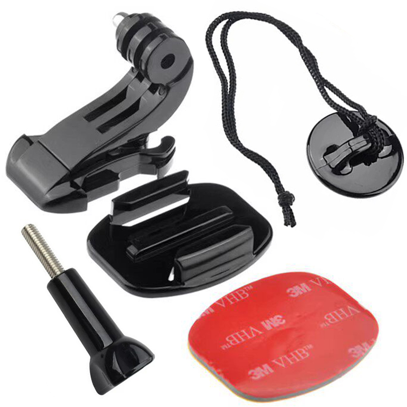 Action Camera Accessories Fixed Mount Adhesive Flat Base J-Type Quick Release Base Adapter J-Type Mount Clip