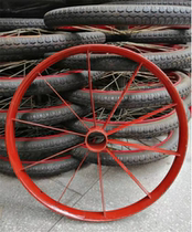 26-inch wheel trolley steel ring 18 thickened gray bucket construction site dumper wheel rickshaw rickshaw labor car steel ring