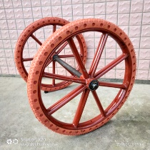 Anxun 26-inch hand-pulled bucket wheel wheel sanitation board car gas solid wheel rickshaw construction site wheel foam tire