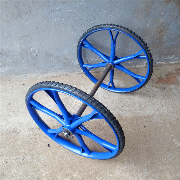 Type 26 Solid Tire Pushcart Two-wheeled Workout Truck Ash Bucket Labour Truck Sanitation Wheel Dead Tire Not To Cheer