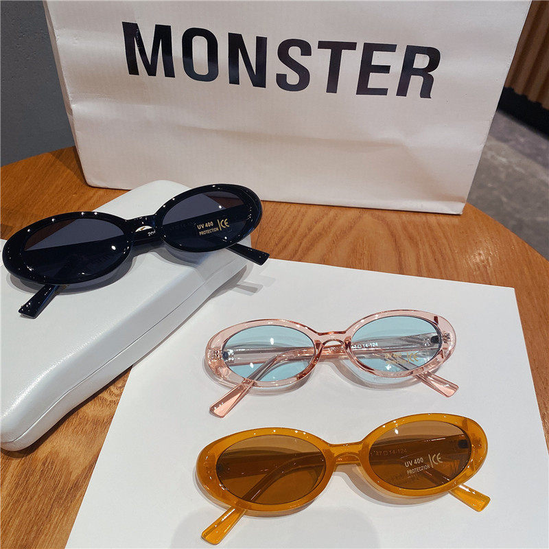 Personality Children Walking Show Sunglasses Street Shots Street Dance Glasses Baby Girl Boy Oval Ocean Trendy Sunglasses-Taobao