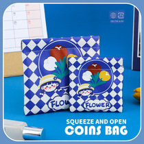 Sesame Cheese Sauce Wallet Woman Small Crowd Design Zero Wallet Coin Containing Bag Small Objects Cute Original Short Collection Bag