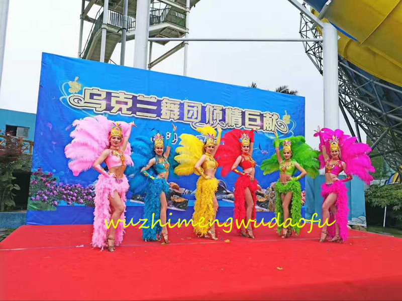 Samba Dance, Samba Dance, Grand Opening Dance Costume, Opening Show Dance Costume, Stage Costume