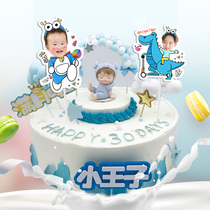 Avatar custom cake card card birthday party graduation celebration baby year old photo card decoration decoration design