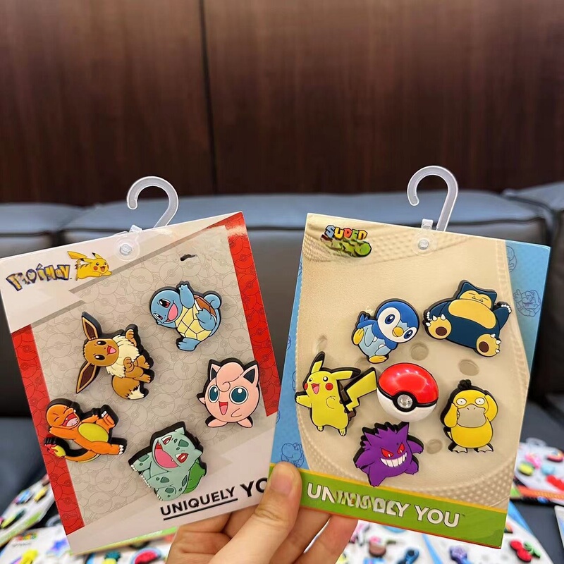 Crocs Shoe Charms Accessories Compatible with Crocs Shoes Cartoon Anime DIY Rubber Shoe Accessories