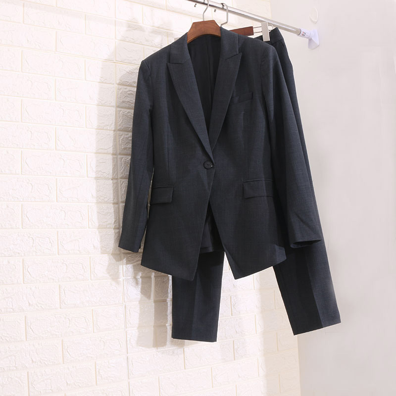 Vietnam Tail~~1, 1, a Must-Have Classic Dark Gray Fashion Suit Set, Jacket + Trousers, New