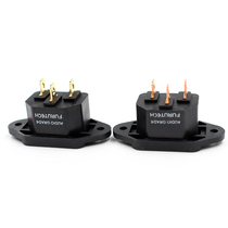 Furukawa pure copper gold-plated tail seat HIFI audio amplifier CD tail socket AC power tail seat free welding