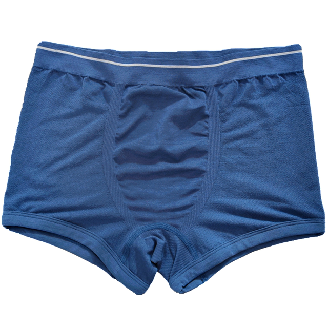 Exported to Japan Seamless U-convex Men's Underwear Boxer Briefs Foreign Trade Men's Silk Cotton Linen Mid-waist Boxer Shorts