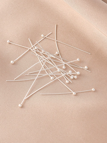 Медная серебряная иголка ручной работы, подвеска, аксессуары, ювелирное украшение, DIY