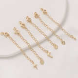 Медная цепочка ручной работы, аксессуар, аксессуары, ручка, браслет, ожерелье, 14 карат, DIY