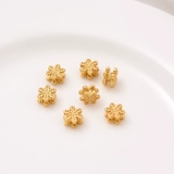 Трехмерный браслет ручной работы, бусины из жемчуга, ожерелье, 18 карат, со снежинками