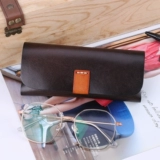 Ретро кожаные очки, универсальная сумка для хранения, защитный чехол ручной работы, воловья кожа, из натуральной кожи