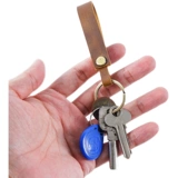 Audi, кожаный брелок подходит для мужчин и женщин, высококлассная креативная подвеска для ключей с застежкой, воловья кожа, из натуральной кожи, простой и элегантный дизайн, креативный подарок