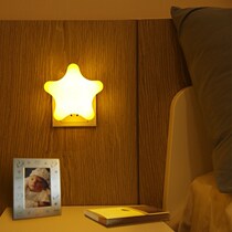 Baby night light plug-in dimmable brightness warm light plug-in desk lamp bedroom bedside remote feeding