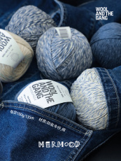 Пряжа 牛仔棉线woolandthegang/billie jean yarn 春夏线材棒针编织毛线