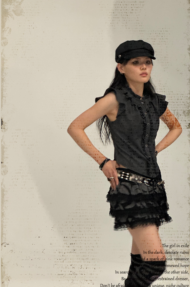 Momsaycan New Original Design Heavy Industry Fluffy Short