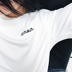 2018 đầu mùa thu mới vòng cổ dài tay lụa phương thức sọc đáy T-Shirt vẻ đẹp mới kho áo thun