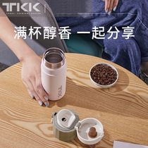 TKK thermos cup 316 stainless steel direct drink with portable bounce lid thermos cup students casual Cup autumn and winter