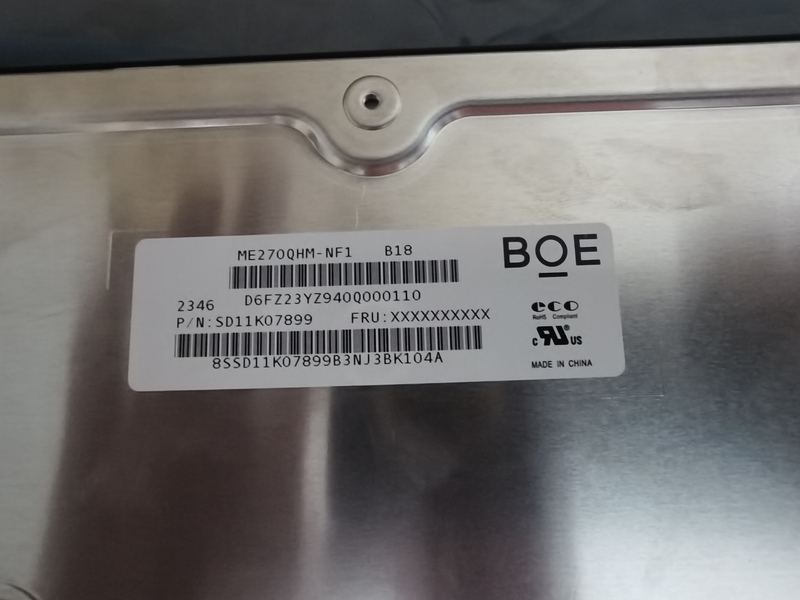 Lm270Wqassc2 Ssa2 B1 Mv270Qhm-Nf2 Nf1 Me270Qhm-Nf1 Lcd Screen