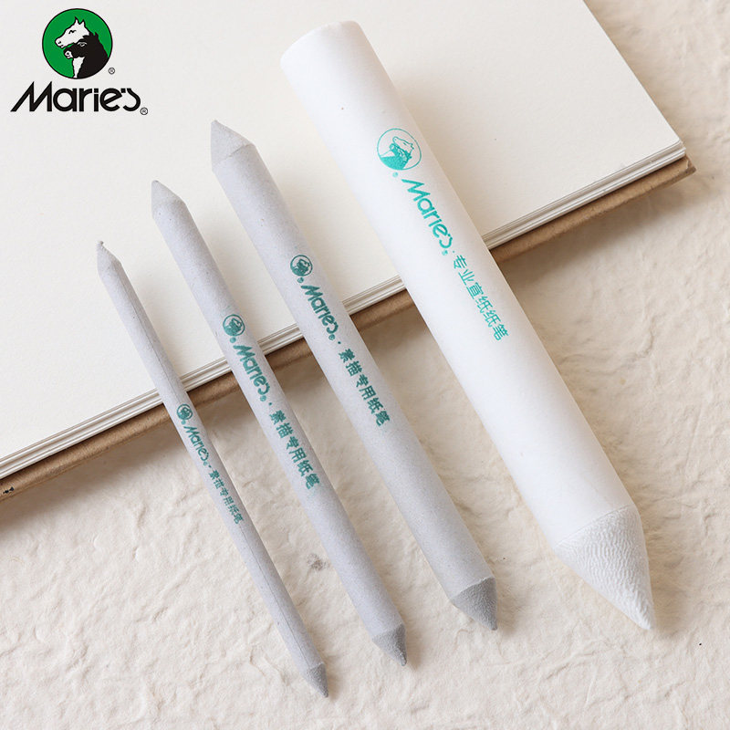 Marley sketching paper Brush Pen 3 Mount Large Plus Coarse Xuan Paper Wipe pen Painting and rubbing pen fine art raw wipe pen