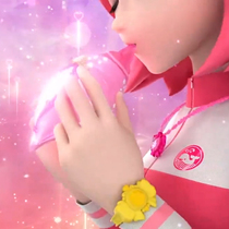 Ballala Little Magic Fairy Ling Haixin love magic wand set Ice Blue Star Arrow Gemstone bracelet Toy Audi double diamond