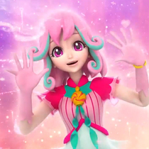 Ballara little magic fairy toy set Magic wand Conch love transformer sound Rainbow princess stick girl genuine