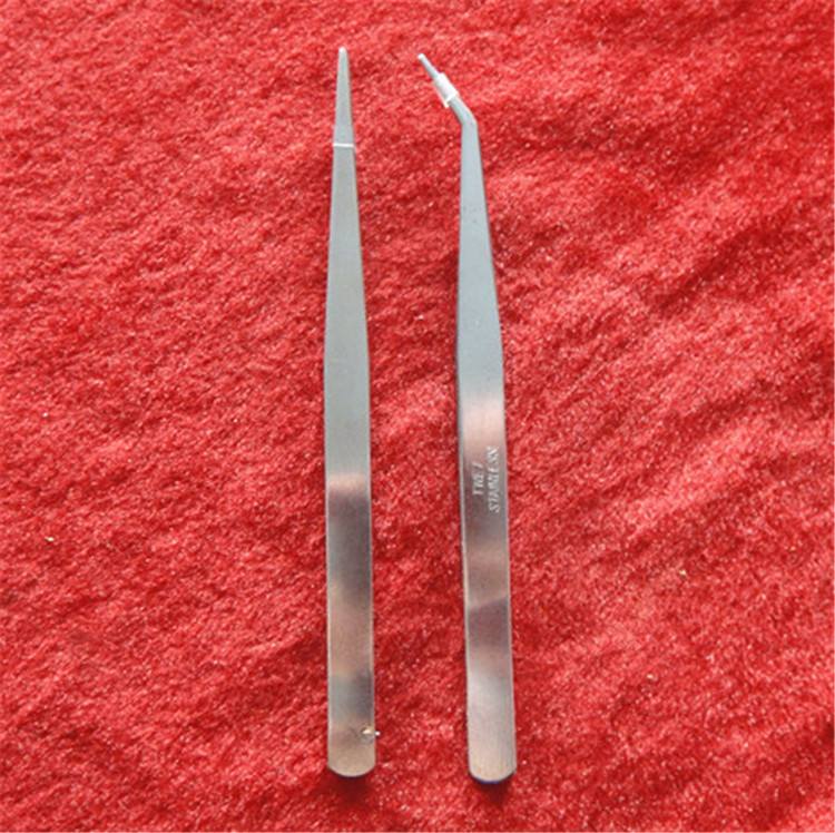 High quality straight clip pointed tweezers Straight tweezers
