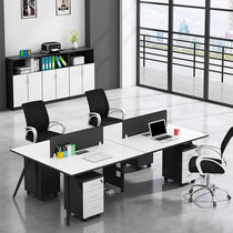 Staff Desk Chair Portfolio Brief Hyundai 4 6 Peoples Office Double Four-four station 2 Position Staff Table