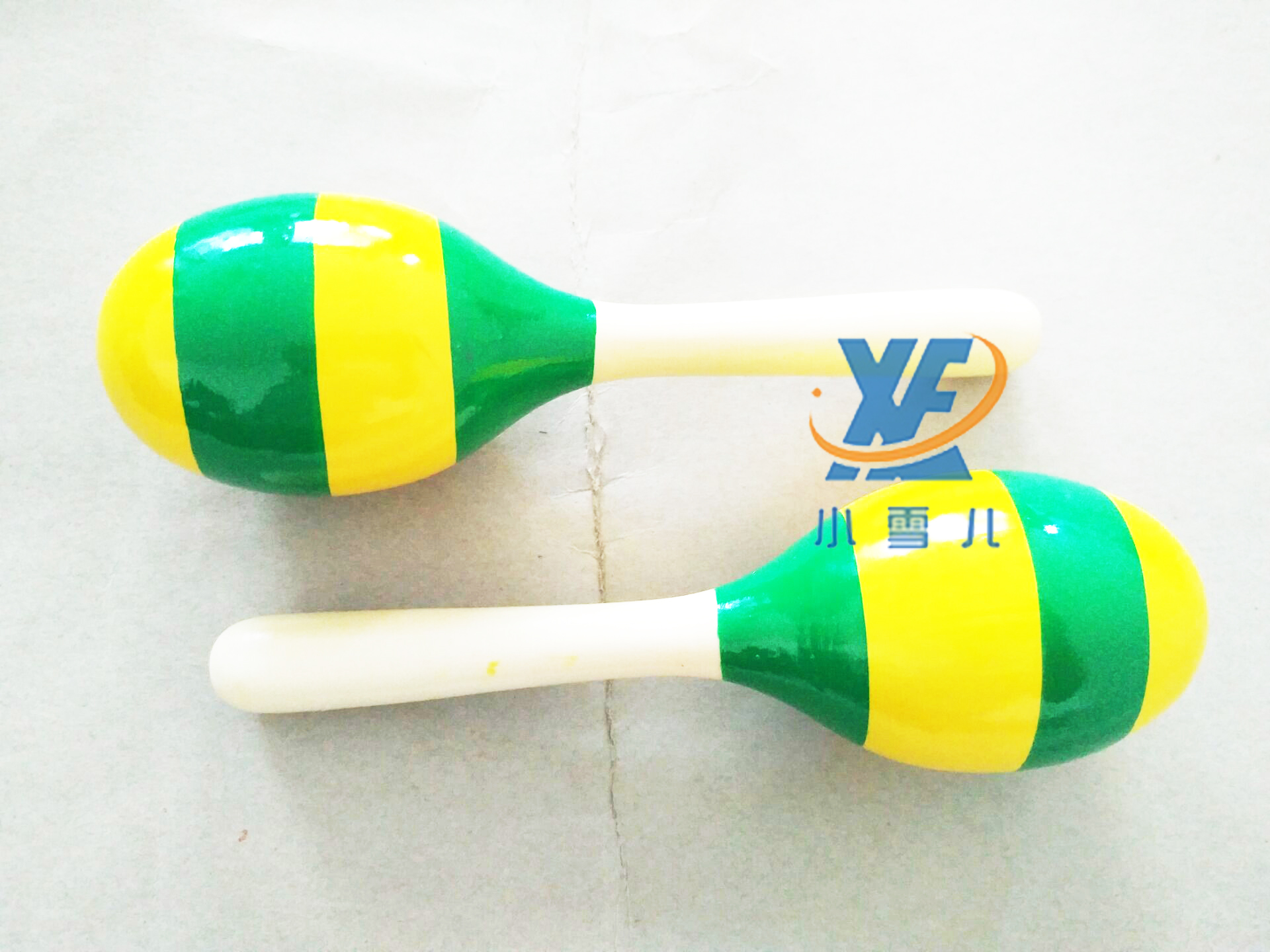 Trường mẫu giáo Orff Nhạc cụ Lớn Bọ rùa cát Búa Gỗ Đỏ Xanh Cát Bóng Trẻ Em Câu đố Đồ chơi Học tập sớm cây đàn đồ chơi