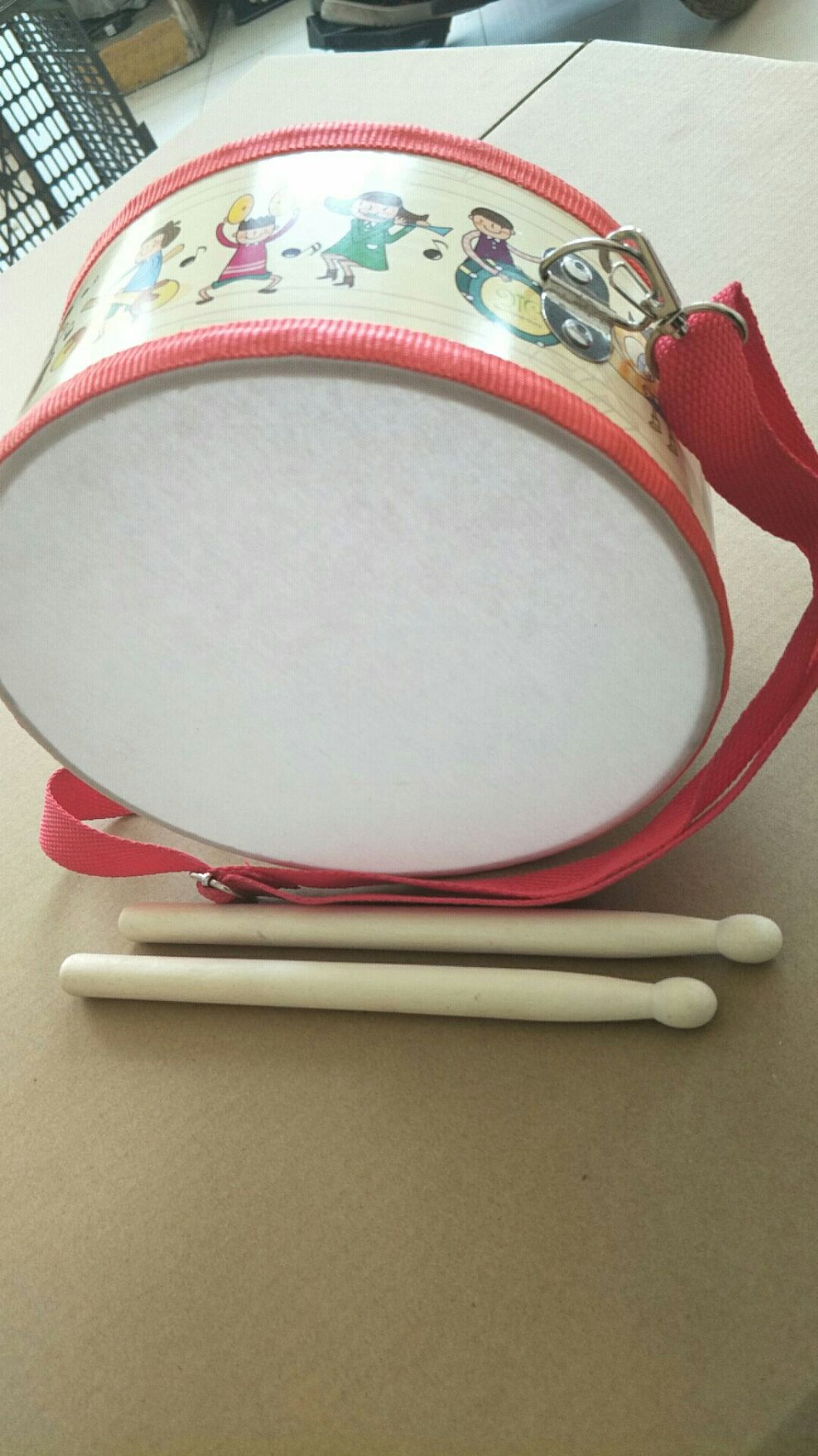 Trống gõ hai mặt Orff, đồ chơi giáo dục mầm non, trống tay, trống gõ trẻ em - Đồ chơi nhạc cụ cho trẻ em đồ chơi đàn piano cho bé