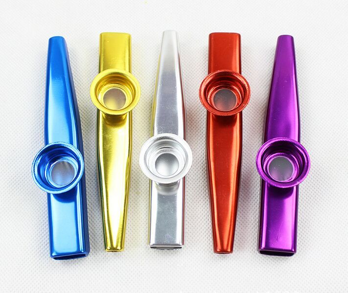 Trẻ em Bộ gõ Nhạc cụ Orff Nhạc cụ Đồ chơi Kim loại Kazu Phim Màng Kasu kazoo - Đồ chơi nhạc cụ cho trẻ em đàn organ cho bé