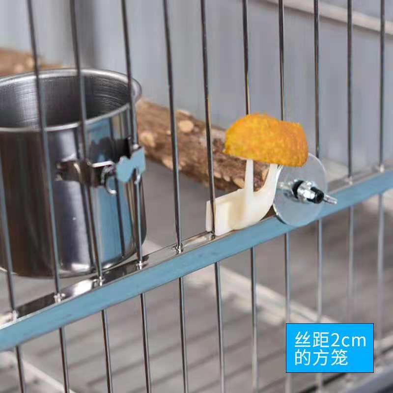 Chim lớn với chim cung cấp Chim nhựa với nĩa trái cây vẹt trái cây nĩa chim nĩa chim lồng nĩa 10 - Chim & Chăm sóc chim Supplies lồng chim vuông