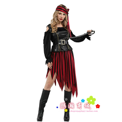 Костюм для взрослых подходит для мужчин и женщин, пираты карибского моря для влюбленных, комплект, xэллоуин, выпускной вечер
