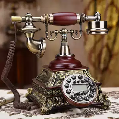 Home antique telephone landline European fashion creative telephone retro telephone American craft landline machine