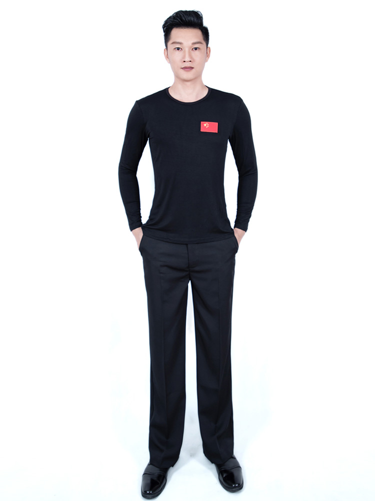 Men's dance clothes, modern dance clothes, dance clothes, practice clothes, Latin dance clothes, square dance clothes, social dance clothes, national standard dance clothes