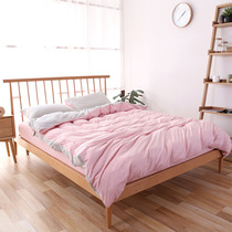 Full cotton knit cotton tiangeranium quilted single piece 1 5 m cotton single pure cotton quilted with hood striped double student