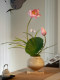 Lotus Bonsai Decorative Ornaments, Artificial Flowers, Realistic Entrance Hall, Tea Room, Song Dynasty Aesthetics, New Chinese Style Desktop High-Footed Basin