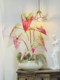 Haohong Jingpin Pepper Mint Artificial Flower Colorful Taro Leaves High-End Living Room Fake Plant Decoration French-Style Entrance Bonsai