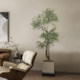 Artificial Green Plant, Nandina Bamboo Plant Decoration, Large Fake Tree, Living Room Floor-Standing Potted Plant Ornament, Nordic Bonsai