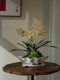 Artificial Orchid Flower in a Tall Pot, Fake Decoration for Entrance, Tea Room, New Chinese Style, Song Dynasty Aesthetics, Desktop Decoration
