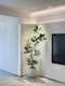 Haihong Jingpin Alpine Ficus simulated green plant PU raw high-end light luxury living room indoor fake flower tree large floor-standing potted plant