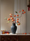 Persimmon-Shaped New Year's Flower Arrangement, Realistic High-End Artificial Persimmons, Living Room Decorations, Everything Goes Well, New Year Bouquet