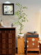 Liquan Maple Simulated Green Plants, High-End Living Room, New Chinese Zen Tea Room, Entrance Cabinet, Landscaping Decorative Potted Ornaments
