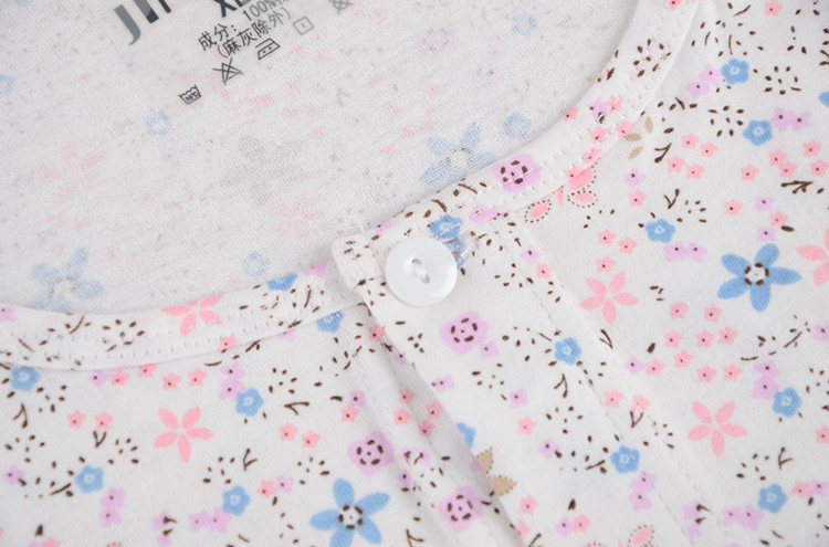 Cũ lady đồ ngủ mùa hè ông già ngắn tay pajama quần đặt mẹ dịch vụ nhà mùa hè cotton ở người già bên ngoài mặc phụ nữ đồ bộ ống suông
