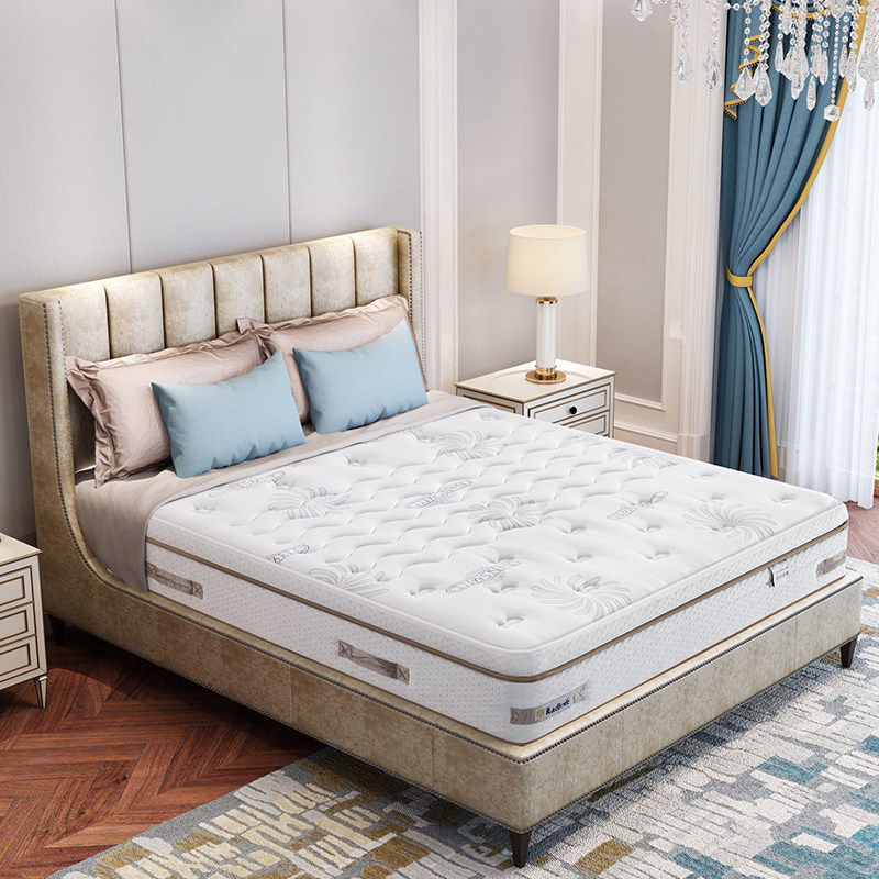 Negative ion Germany 3D gel mattress memory cotton mat Dream Thbed spring mattress Thai latex thickened  nameplate 