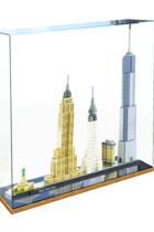 Lego 21028 Architectural Series Street View New York acrylic display box building block model transparent storage dust cover