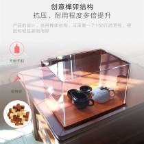 Show box Acrylic transparent glass dust cover handheld capsule models cover doll dust box size customization