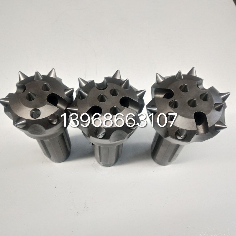 Exploring the rich down-the-hole drill bit 90 100 110 120 type high-quality tine tip alloy drill bit factory direct sales impactor
